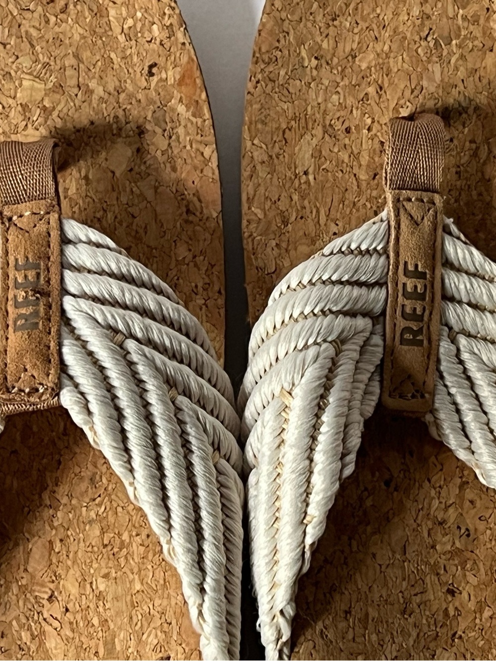 Reef Women’s Cork Sandals with Cream Rope Straps - Picture 4 of 9